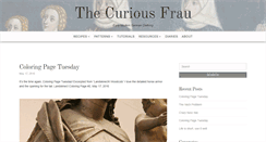 Desktop Screenshot of curiousfrau.com