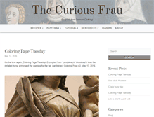 Tablet Screenshot of curiousfrau.com